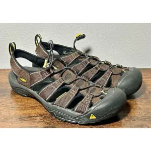 Keen Men’s Newport H2 Sandals Hiking Waterproof Hybrid Shoes Brown Black Size 15