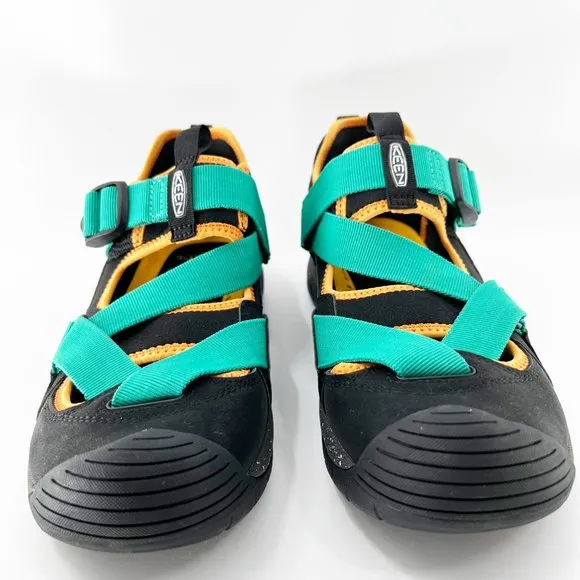 Keen Men's Zeraport Trail Green/Yellow Strappy Hiker Sandal Size 10 New