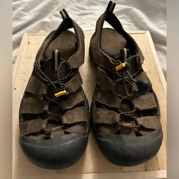 Keen Newport Men's Sandals Brown Leather Size 9.5
