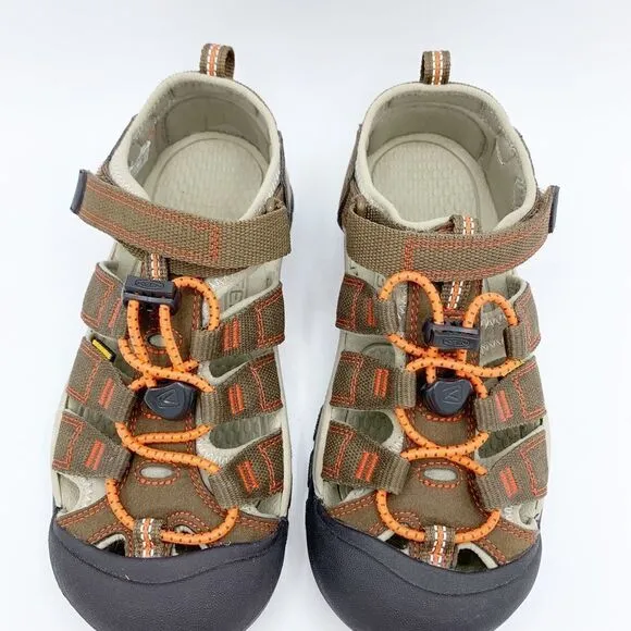 Keen Newport H2 Hybrid Sandals - Kids Size 3  - Spicy Brown