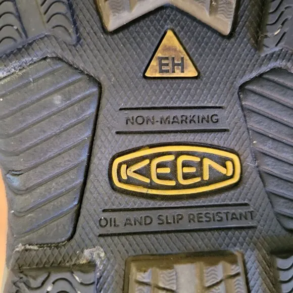 Keen Utility 8 Waterproof Brown Leather Work Boots EH Steel Toe Oil Slip Resista