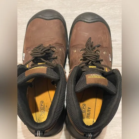 KEEN Utility Independence 6&quot; Leather Waterproof Composite Toe Work Boot- Sz 11EE