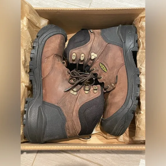KEEN Utility Independence 6&quot; Leather Waterproof Composite Toe Work Boot- Sz 11EE