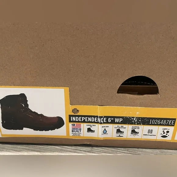 KEEN Utility Independence 6&quot; Leather Waterproof Composite Toe Work Boot- Sz 11EE