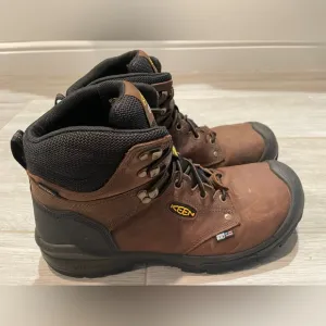 KEEN Utility Independence 6&quot; Leather Waterproof Composite Toe Work Boot- Sz 11EE