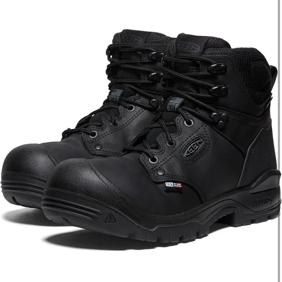 KEEN Utility Men's Independence 6&quot; Leather Waterproof Soft Toe Work Boot