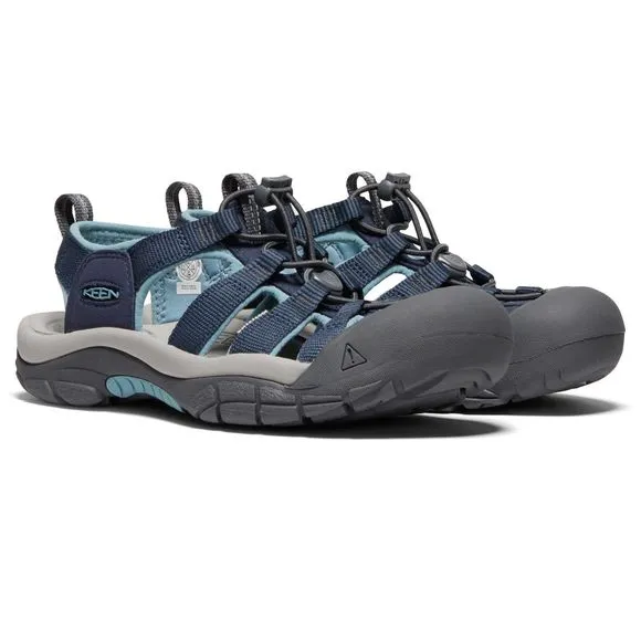 KEEN WOMEN'S NEWPORT H2 CLOSED TOE WATER SANDALS, NAVY/MAGNET, 11