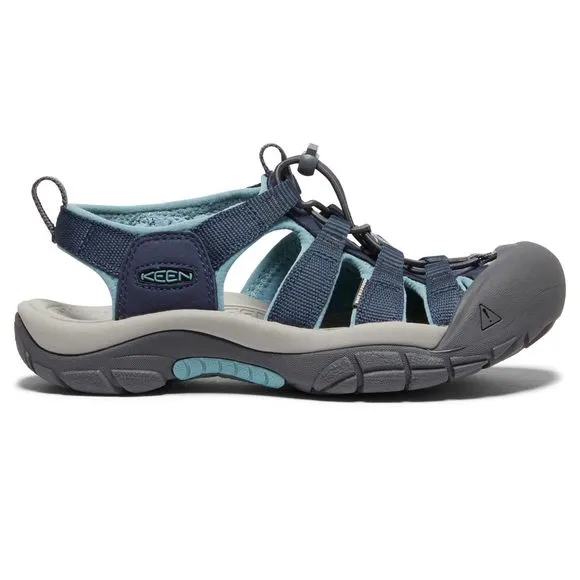 KEEN WOMEN'S NEWPORT H2 CLOSED TOE WATER SANDALS, NAVY/MAGNET, 11