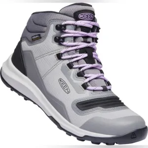 Keen Women's Tempo Flex Mid Wp Steel Grey/African Violet Hiking Boots Size 8.5
