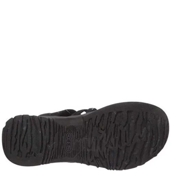 KEEN WOMEN'S WHISPER CLOSED TOE SPORT SANDALS, BLACK/MAGNET, 8.5