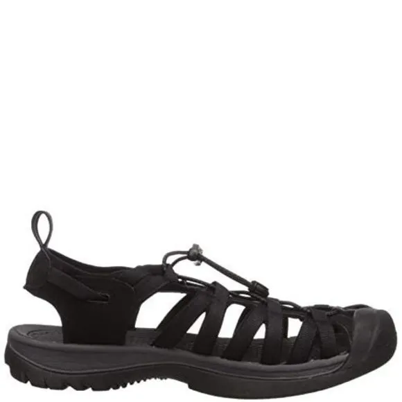 KEEN WOMEN'S WHISPER CLOSED TOE SPORT SANDALS, BLACK/MAGNET, 8.5