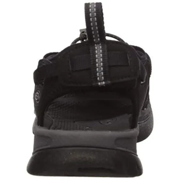 KEEN WOMEN'S WHISPER CLOSED TOE SPORT SANDALS, BLACK/MAGNET, 8.5
