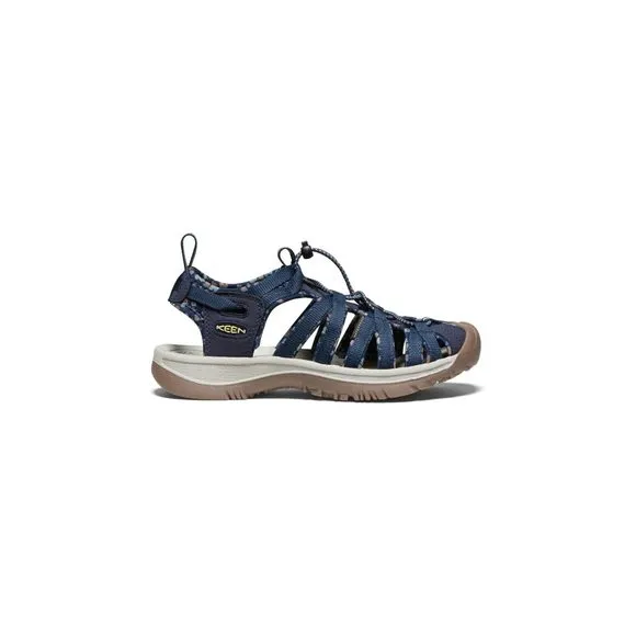 KEEN WOMEN'S WHISPER CLOSED TOE SPORT SANDALS, NAVY/BIRCH, 6.5