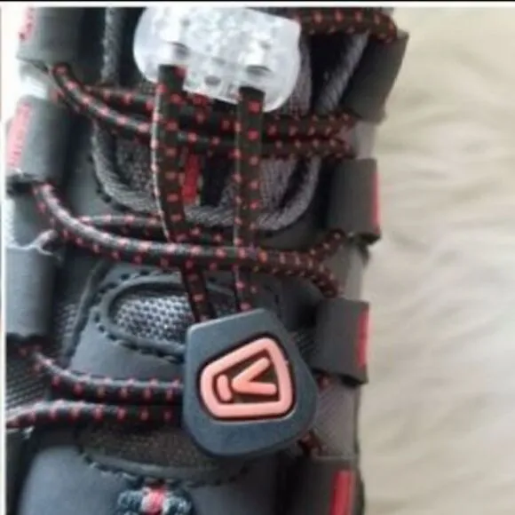 KEEN Snowport Neo Toddler Boy Boots Grey/Red Size 8
