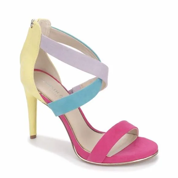 Kenneth Cole New York Brooke Cross Dress sandals beet multicolor - 7.5