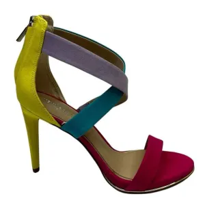 Kenneth Cole New York Brooke Cross Dress sandals beet multicolor - 8