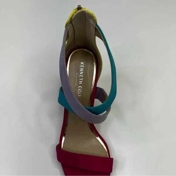 Kenneth Cole New York Brooke Cross Dress sandals beet multicolor - 9.5
