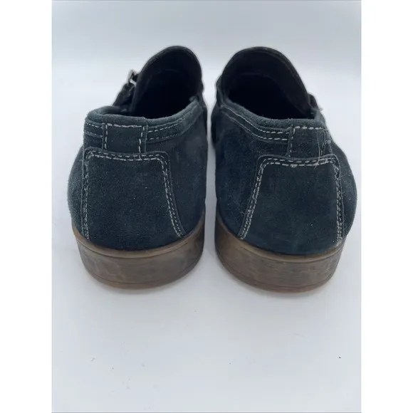 Kenneth Cole New York Mens Size 11 M Navy Blue Slip On Loafers
