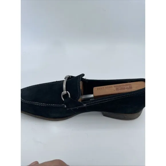 Kenneth Cole New York Mens Size 11 M Navy Blue Slip On Loafers