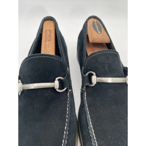 Kenneth Cole New York Mens Size 11 M Navy Blue Slip On Loafers