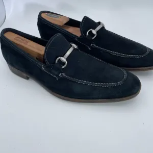 Kenneth Cole New York Mens Size 11 M Navy Blue Slip On Loafers