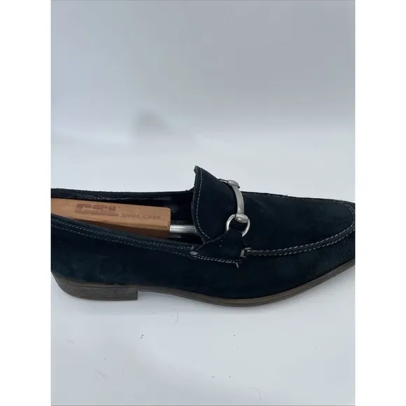 Kenneth Cole New York Mens Size 11 M Navy Blue Slip On Loafers