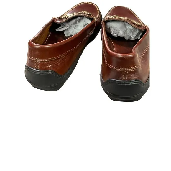 Kinnebrew TB Phelps Brown Men's Loafers 12M 710-06 Gold Tone‎ Bit Driver