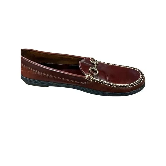 Kinnebrew TB Phelps Brown Men's Loafers 12M 710-06 Gold Tone‎ Bit Driver