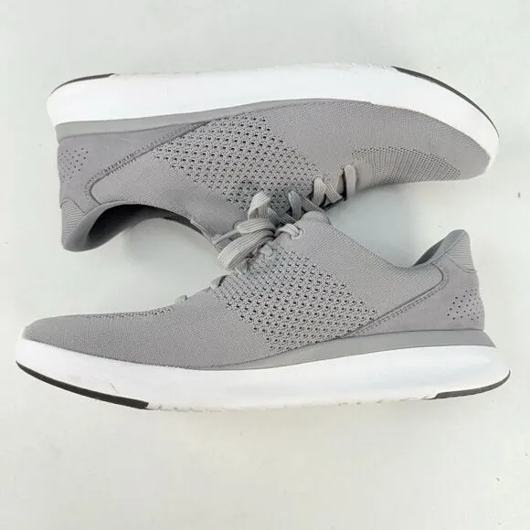 Kizik Unisex Lima Handsfree Breathable Grey Knit Sneakers Mens 11.5 Women 13