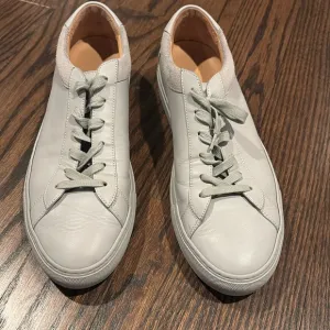KOIO Men’s Capri Perla Vintage Gray Leather and Suede Sneakers Size 11
