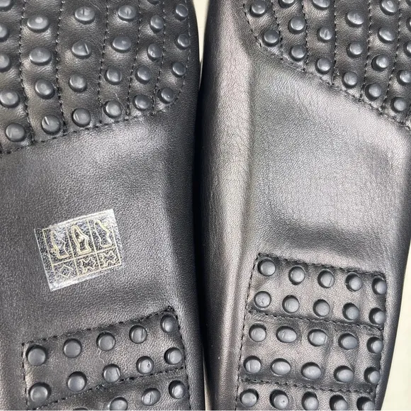 KOIO Pavia Penny Loafers Leather Driver Black size 39 / US 9 MADE IN ITALY