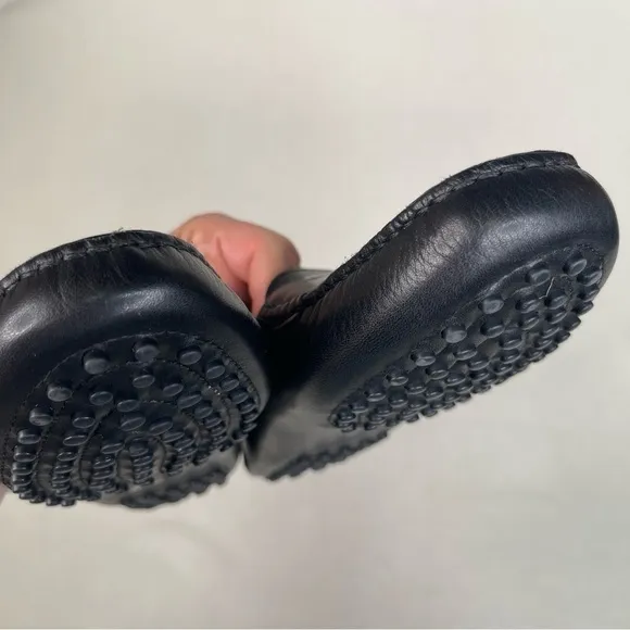 KOIO Pavia Penny Loafers Leather Driver Black size 39 / US 9 MADE IN ITALY