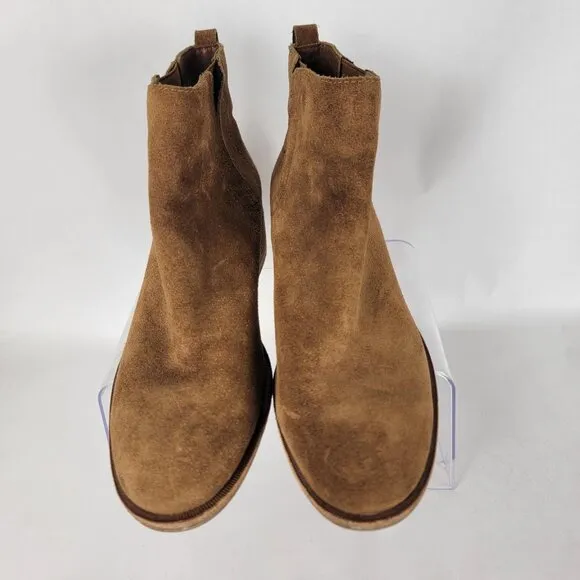 Kork-Ease Mindo Womens 8.5 Pull On Ankle Boots Chelsea Bootie Tan Boho