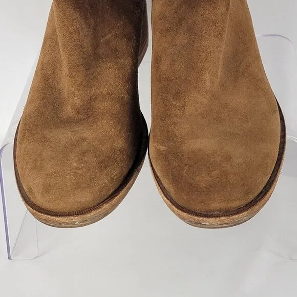 Kork-Ease Mindo Womens 8.5 Pull On Ankle Boots Chelsea Bootie Tan Boho