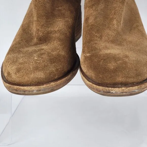 Kork-Ease Mindo Womens 8.5 Pull On Ankle Boots Chelsea Bootie Tan Boho