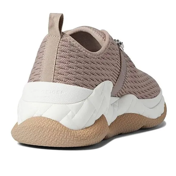 Kurt Geiger London Knit Jewel Sneakers, Blush Pink Size EU 37, US 7 New in Box