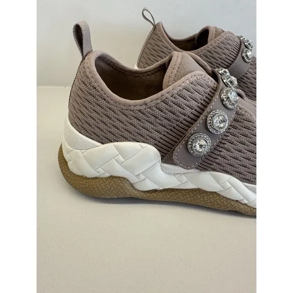 Kurt Geiger London Women's London Knit Jewel Rose/Pink Sand EUR 38.5 US 8