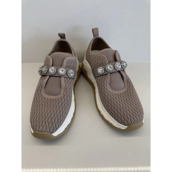 Kurt Geiger London Women's London Knit Jewel Rose/Pink Sand EUR 38.5 US 8