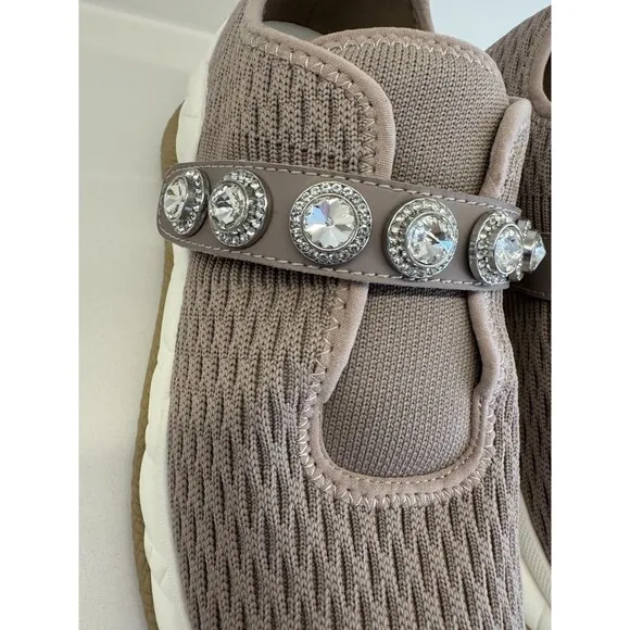 Kurt Geiger London Women's London Knit Jewel Rose/Pink Sand EUR 38.5 US 8