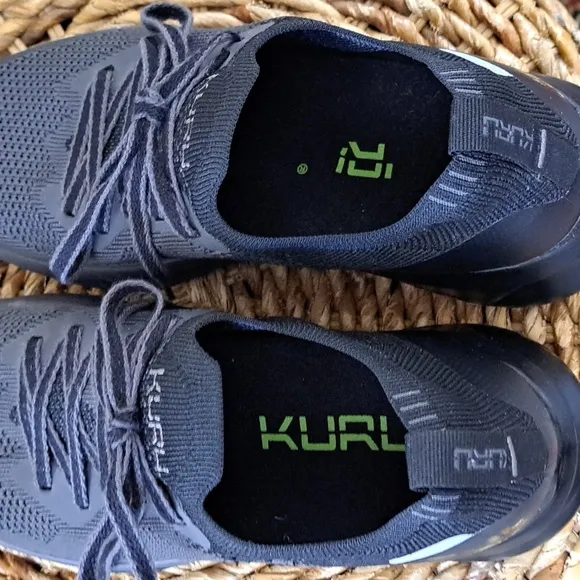 Kuru Womens Performance‎ Athletic/Training Black/Grey Knit Sock Sneakers S-9