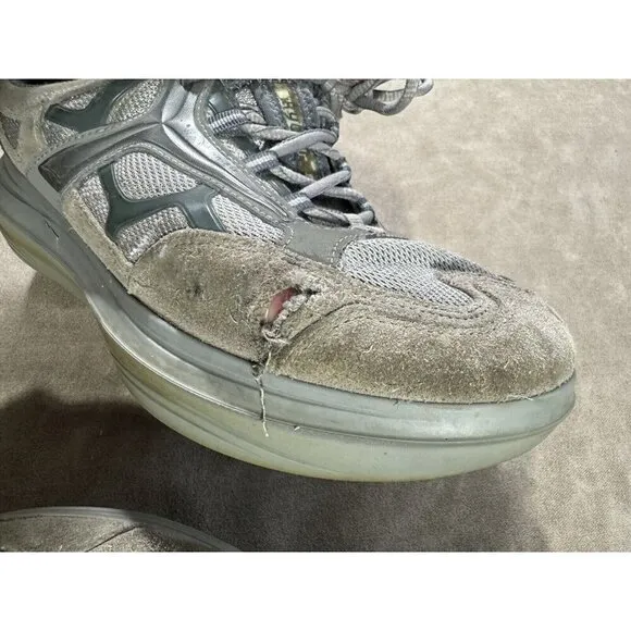 Kybun Sursee Mens Walk On Air Italy Comfort Luxury Gray Sneakers Size US 10 FLAW