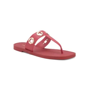 LARROUDE Caramel Made In Brazil Milan Flat Sandals