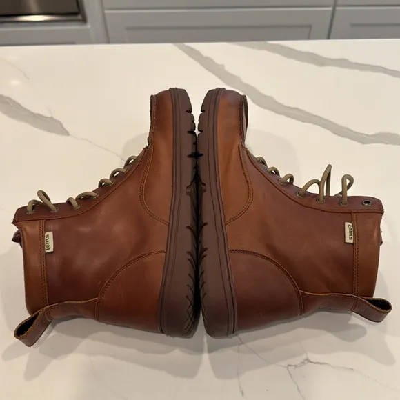 Lems Leather Boulder Boot Mens US Russet Brown Lightweight AnkleChukka