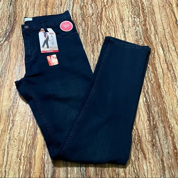 Levi's 511 Flex Jeans Boys Size 18 Deep Blue Slim Fit Stretch Super Soft