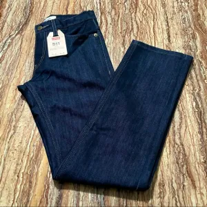 Levi's 511 Jeans Boys Size 12 Blue Denim Slim Fit Adjustable Waist