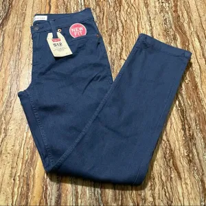 Levi's 512 Jeans Boys Size 14 Blue Tapered Slim Stretch New Fit