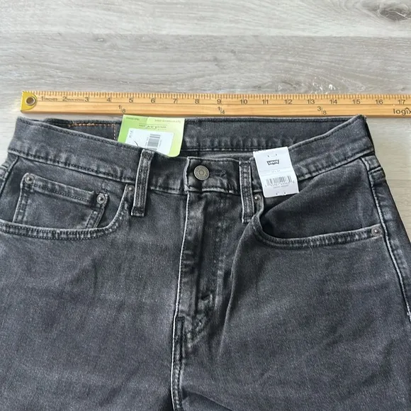 Levi’s Performance 502 Taper Stretch Space Walk Black 31x34 NWT