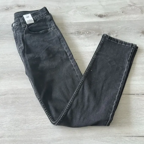 Levi’s Performance 502 Taper Stretch Space Walk Black 31x34 NWT