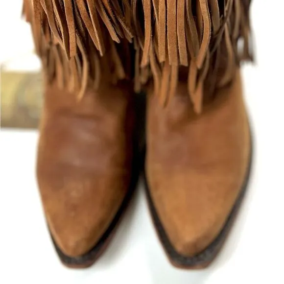 Liberty Black Vegas Fringe Faggie Boots LB71124