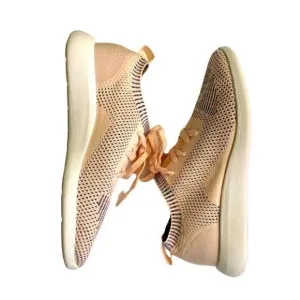 Light Pink ALDO Knit Sneakers Size 9 blush lightweight
